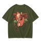 Olive T-Shirt with Cute Sloth 'It Gets Better' Graphic Print