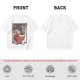 Olive t-shirt with playful kittens in takeout noodle box graphic