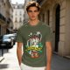Forever Tired Coffee Mug Cartoon Character T-Shirt Design