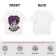 Olive Graphic Tee with Anime Hunter Characters and Huntr/X Text