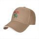 Black baseball cap with green monster graphic and red Japanese text