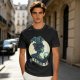 Olive Witch Graphic T-Shirt With Winged Monkey And Crystal Ball