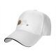 Black baseball cap with a cartoon flying burger graphic