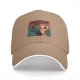 Black Baseball Cap With Screaming Pizza Slice Art Print