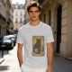 Olive T-Shirt With Black Cat Tarot Card Art That Says You Are Full Of Magic