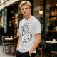 Olive T-shirt with Trust Me Doctor Dog Graphic Print