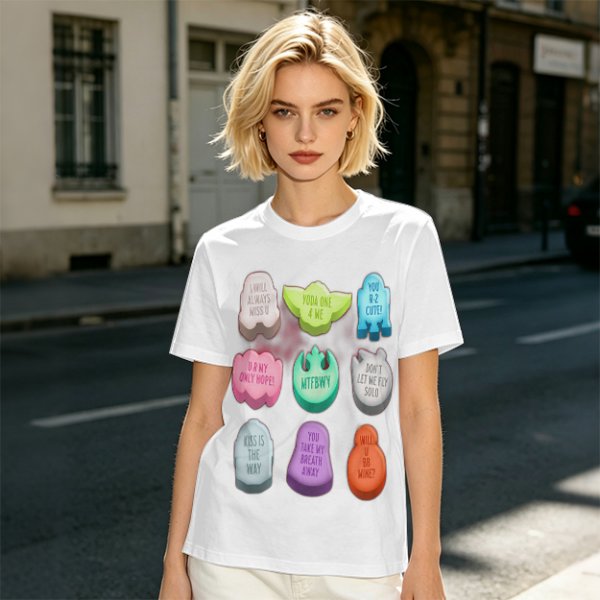 Star Wars Conversation Hearts Graphic Tee