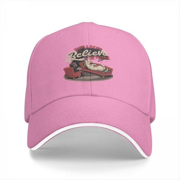 Even I Don't Believe In Myself Unicorn Therapy Baseball Cap