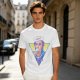 Olive T-Shirt with Steve Harrington Scoops Ahoy Ice Cream Graphic