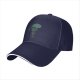 Black Baseball Cap With Alien Holding Drink Graphic