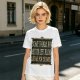 Olive t-shirt with humorous 'some things are better left alone' print
