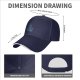 Black Baseball Cap With Decorated Christmas Tree Graphic