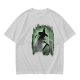 Olive T-Shirt With Spooky Witch Silhouette Halloween Graphic