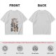 Olive T-Shirt With Cat Loaf Breeds Graphic Print
