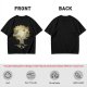 Olive Green T-Shirt With Glowing Tree Reflection Art