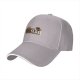 Black baseball cap with 'I Hate Fall' retro graphic print