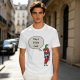 Olive green t-shirt with funny 'I'm a little chili' cartoon chili print