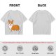 Olive Green T-Shirt With I Love My Corgi Graphic Print