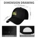 Black baseball cap with green chocobo cooking peas graphic