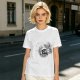 Olive Green T-Shirt With Wizard And Pizza Graphic Print