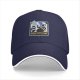 Black baseball cap with raccoon chef graphic and RACCACOOKIE text