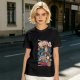 Olive t-shirt with Doctor Who themed Whov-Os cereal print