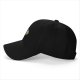 Black baseball cap with cute frog holding 'Don't mess with me' sign