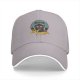 Black baseball cap with raccoon graphic and 'Eat Trash' text