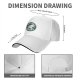 Black baseball cap with I Love Cats & Coffee graphic design