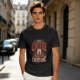 Olive t-shirt with coffee bear graphic that says a cup of coffee solves everything