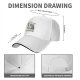 Black baseball cap with 'First Three Murder' and graduation penguins graphic
