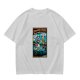Olive T-Shirt with Stranger Hobbs Upside Down Comic Print