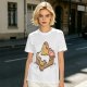 Olive T-Shirt With Cute Lazy Egg On Toast And Bacon Print