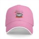 Black baseball cap with cute coffee cup and coffee text print