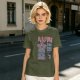 Olive T-Shirt with Hellfire Tiki Club Tiki Totem Graphic Print