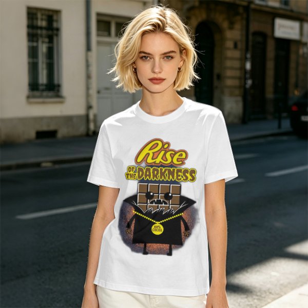 Rise of the Darkness Vampire Chocolate Bar Graphic T-Shirt