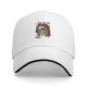 Black baseball cap with 'I Love My Job' grim reaper skull graphic