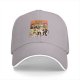 Black baseball cap with Yellow Fiction Simpson-style dance graphic