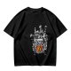Olive T-shirt with Howl's Moving Castle Castle Print