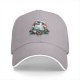 Black Baseball Cap With Sailor Cat Nautical Tattoo Art Print