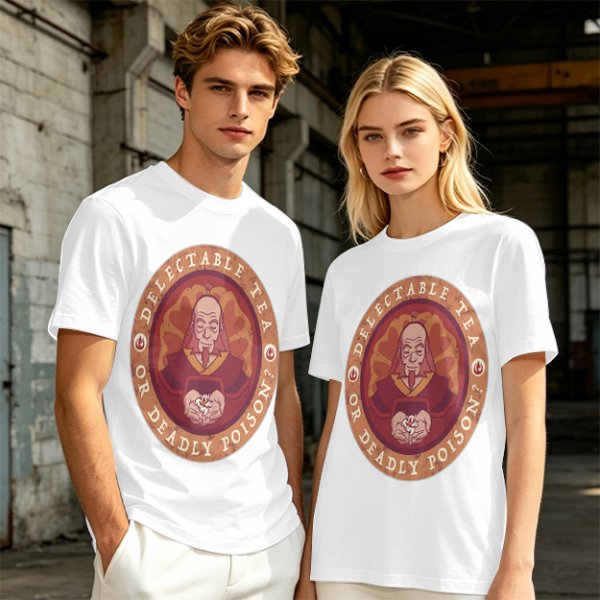Unisex Graphic Tee Featuring Iroh Delectable Tea Or Deadly Poison Design