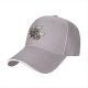Black baseball cap with sloth nap and stress relief themed print