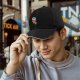 Black Baseball Cap With Cute Astronaut Animal Graphic