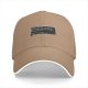 Black baseball cap with system requirements text print