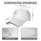 Black Baseball Cap With Small Canoe Graphic On Front