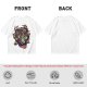 Olive Graphic Tee With Surreal Fantasy Creature Art Print