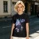 Olive T-Shirt with Whimsical Fantasy Creature and Character Print