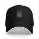 Black Baseball Cap With Galaxy Dice Print For Tabletop Gaming Fans