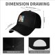 Black Baseball Cap With Appa The Sky Bison Graphic Print
