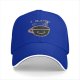 Black baseball cap with glitch coffee cup and 'I Glitch About Coffee' text